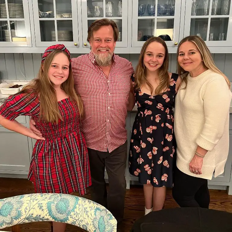 Abby James Witherspoon with her parents and sister