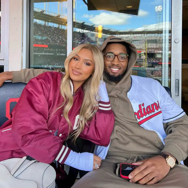 Donovan Mitchell and his ex-girlfriend, Tinara Westbrook