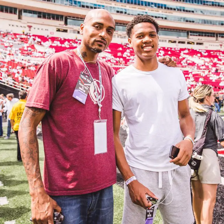 Terrence Shannon Jr. and his father, Terrence Sr.