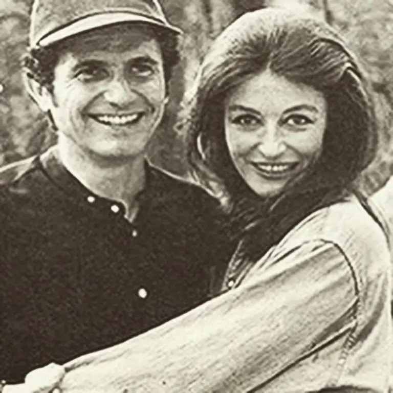 Anouk Aimée and Nico Papatakis