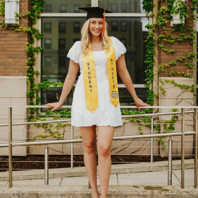 Liza Karlen in her graduation