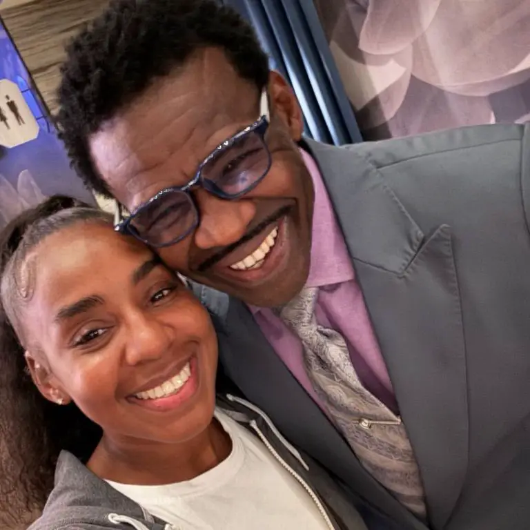 Michael Irvin with his daughter Myesha