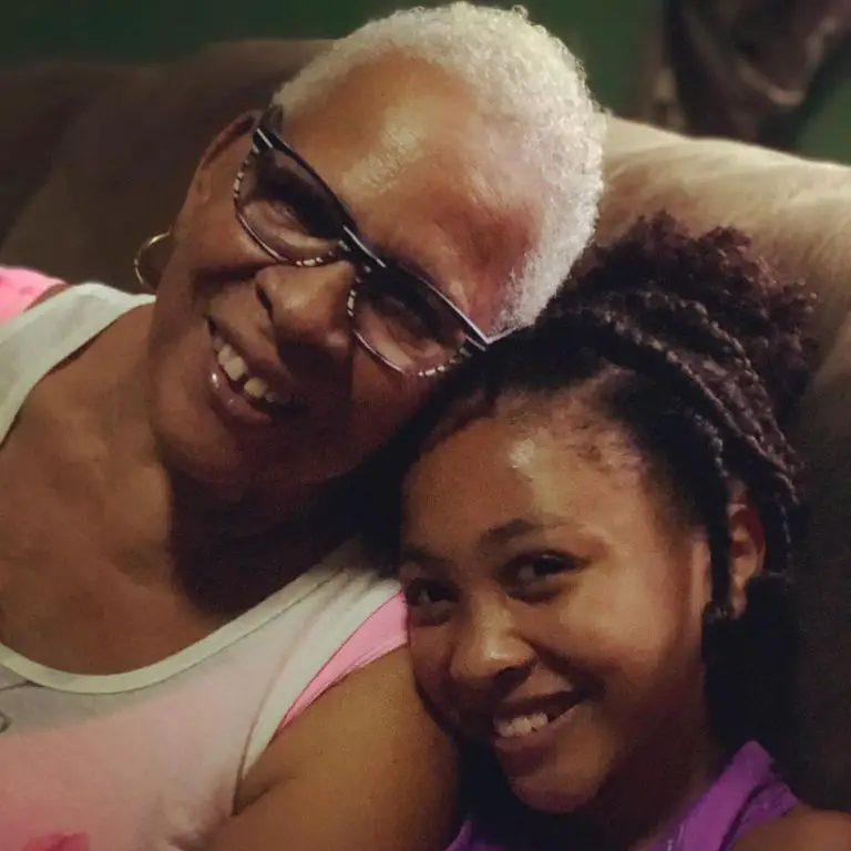 Naledi Murray With Her grandmother