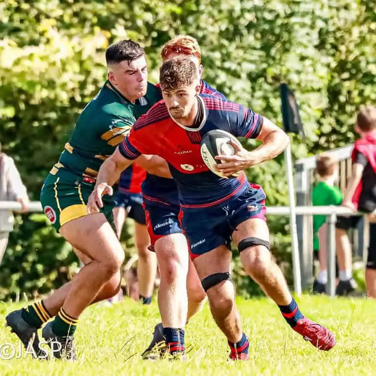 Ciaran Davis in a rugby game.