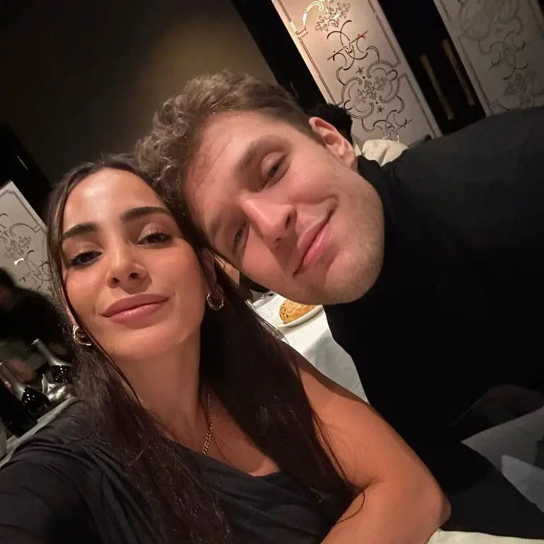 Image of Sasha Vezenkov with his girlfriend.