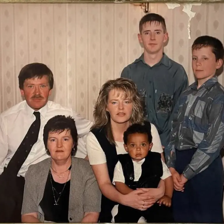 Daryl McCormack with his maternal family