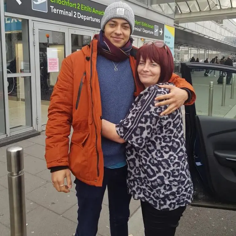 Daryl McCormack with his mother Theresa McComack