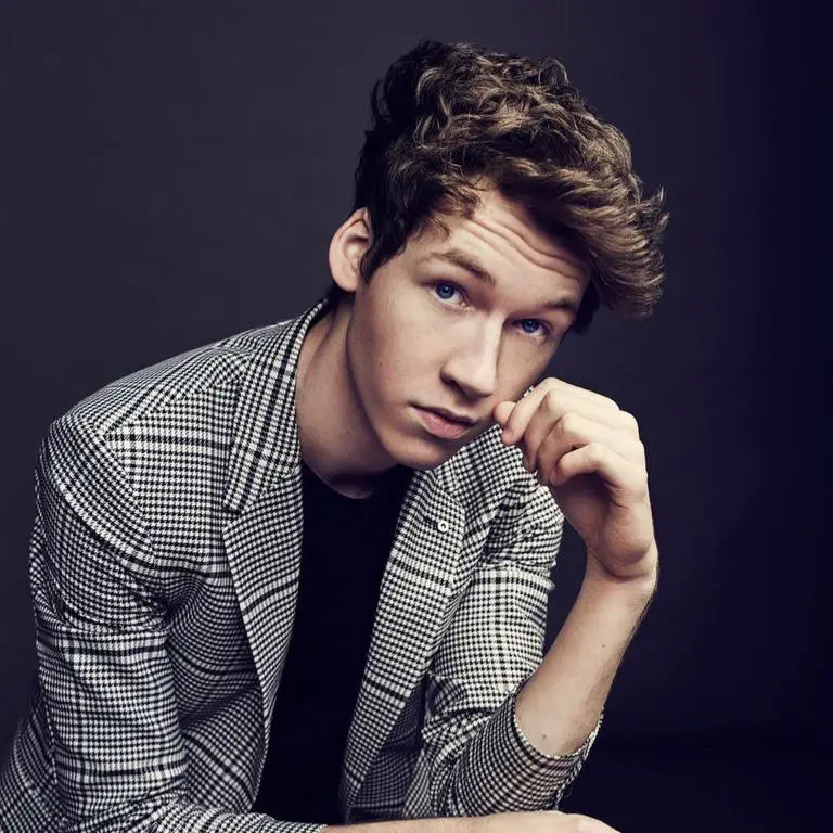 Devin Druid posing during a photoshoot