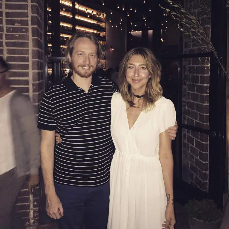 Heidi Gardner and her ex-partner, Zeb Wells going out together in a party