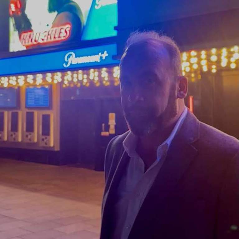 Rory McCann promoting his movie Knuckles