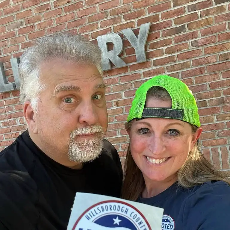 Daniel Roebuck and his wife Tammy Roebuck.