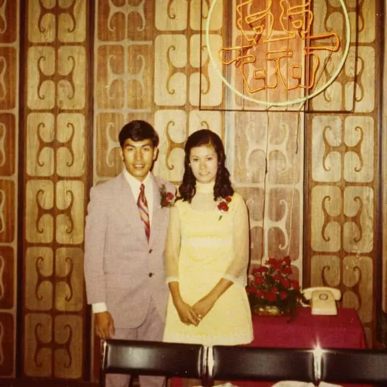 Stephen Oyoung shared a photo of his parents.