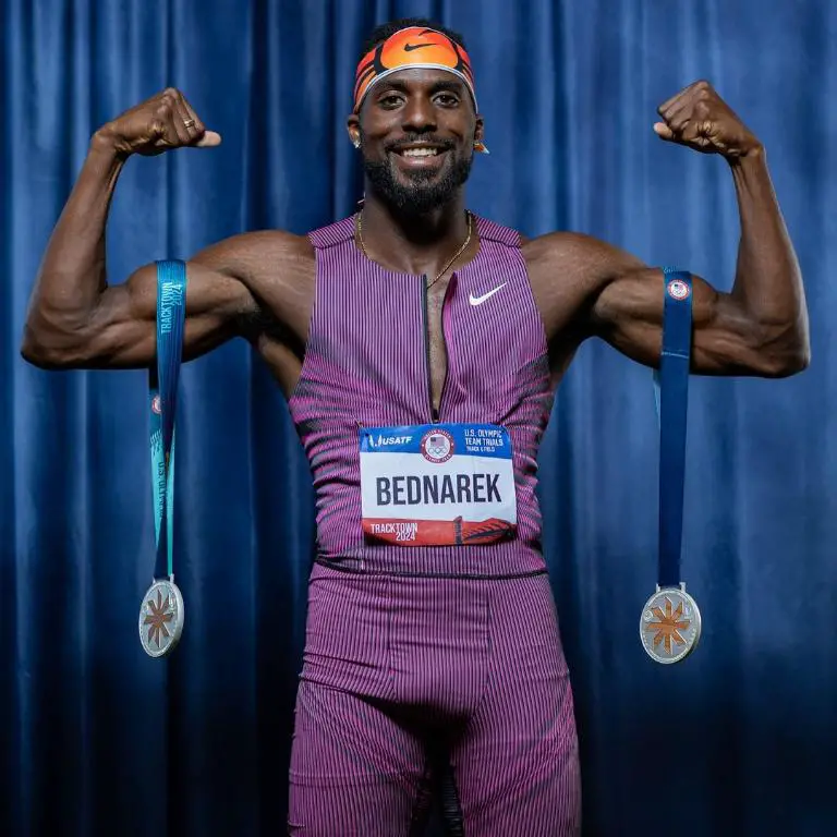 Olympian Kenny Bednarek was adopted by a single mother