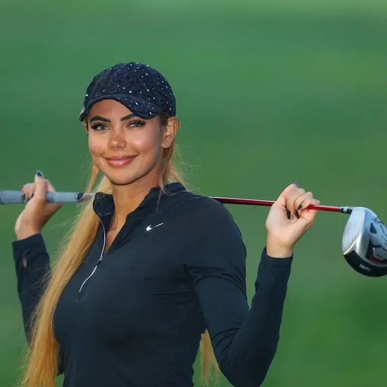 Bednarke's partner, Sharmila, is a golfer