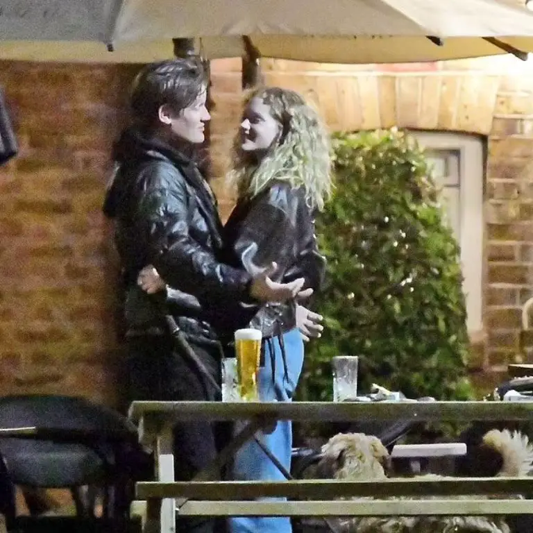 Emma Laird and Matt Smith during their outing in North London