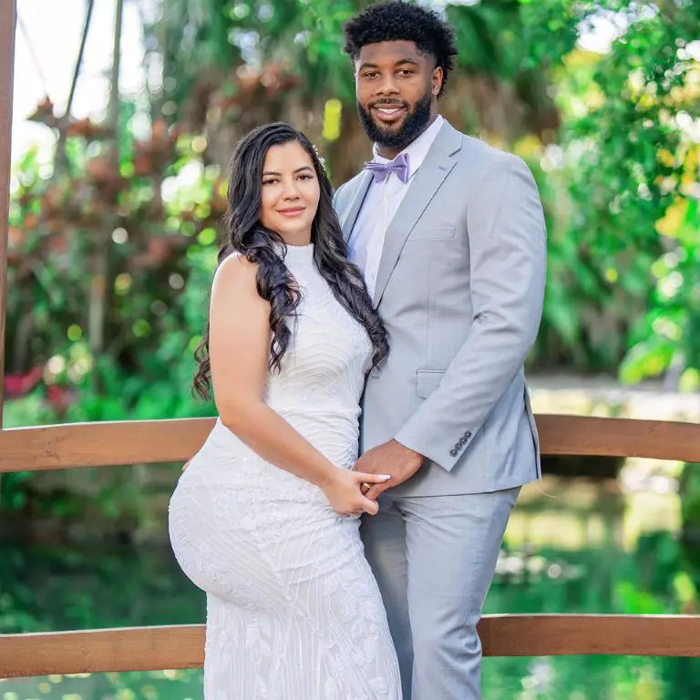 La'Mical Perine and his wife, Jennifer