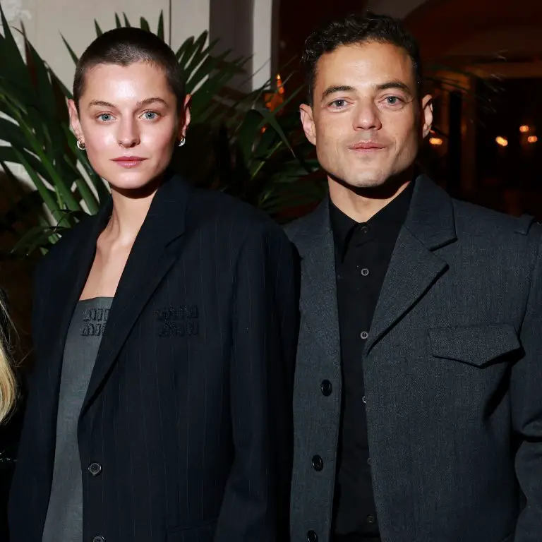 Non-binary actress Emma Corrin and their boyfriend, Rami Malek, began dating in the 2023 summer