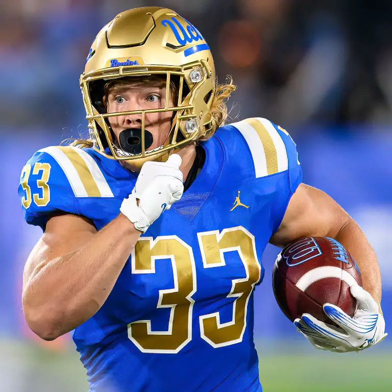 Steele during his football days at UCLA