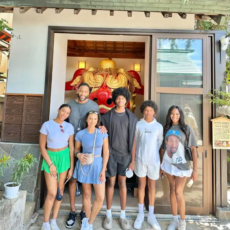 Tracy McGardy with his wife CleRenda and kids during their time in Tokyo, Japan.