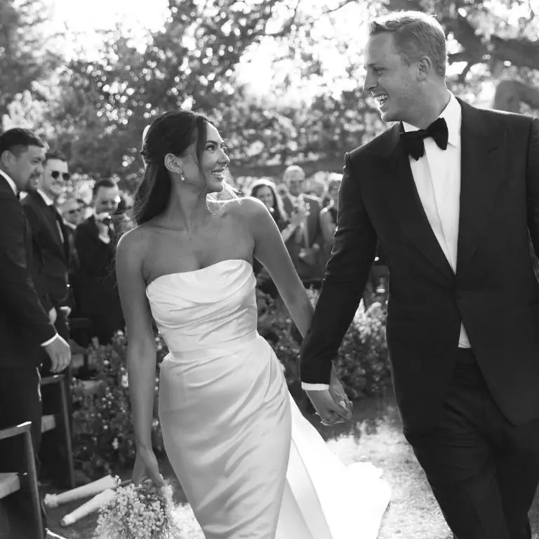 Jared Goff and Christen Harper tied Knot in a small ceremony in California in June.