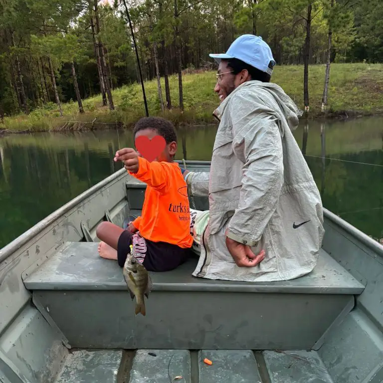 Marlon Humphrey and his son went on fishing