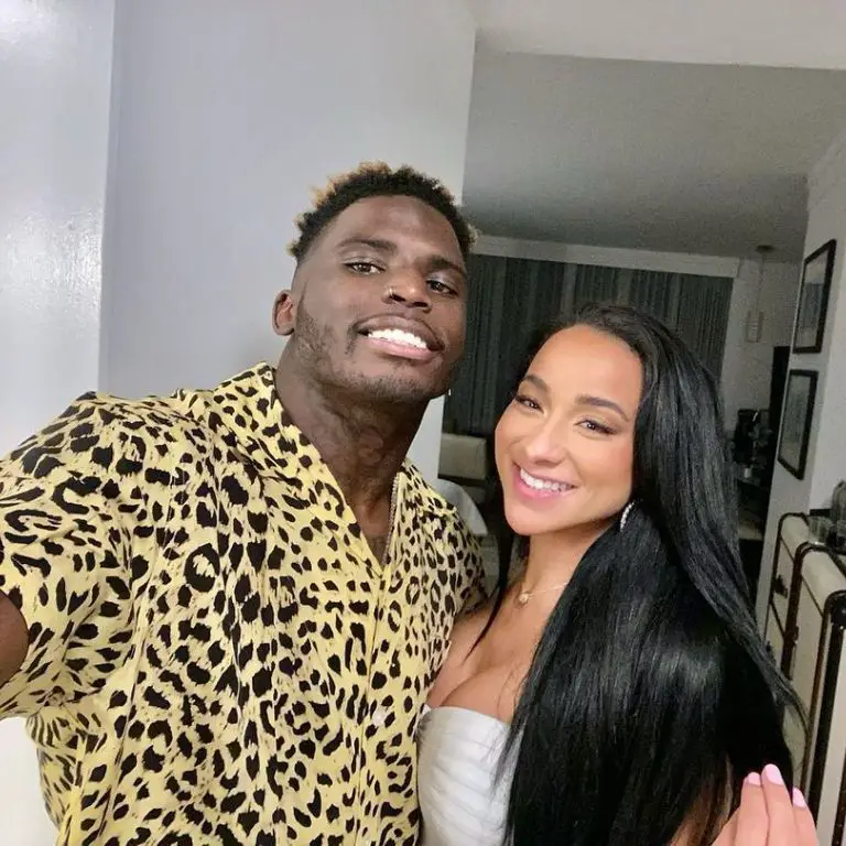 NFL player Tyreek Hill and Keeta Vaccaro married in November 2023