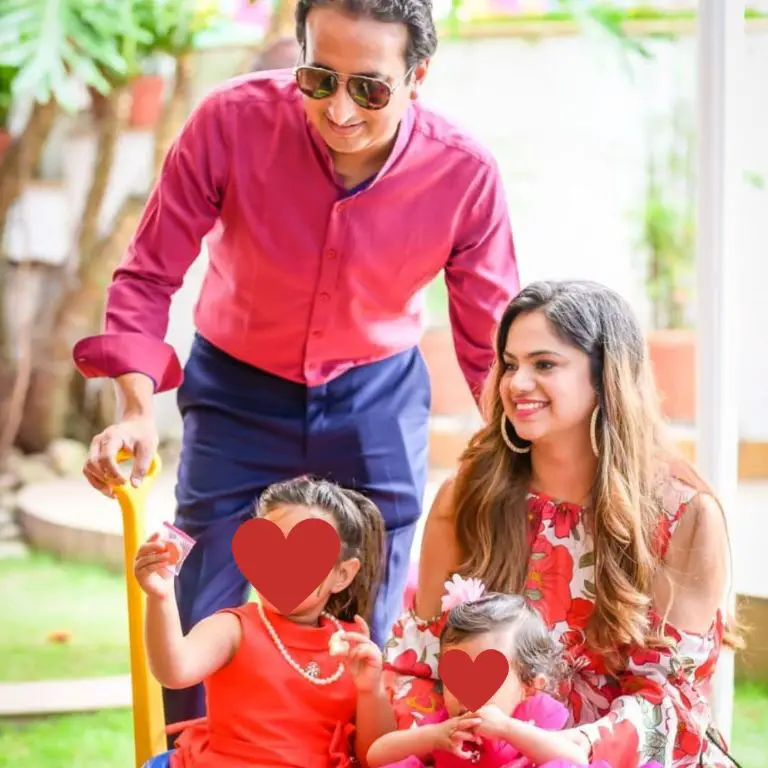 Rahul Chaudhary and his wife, Surabhi, are parents of two daughters