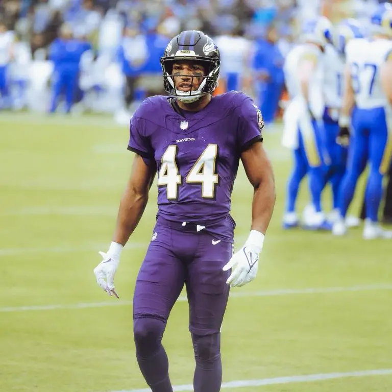 Ravens cornerback Marlon Humphrey is married and raises a son with his wife