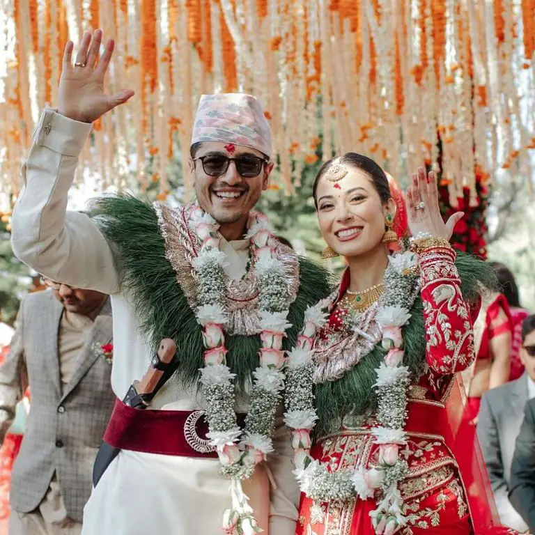 Sambhav and Shrinkhala tied knots on December 14, 2023 at the Hotel Hyatt in Kathmandu.