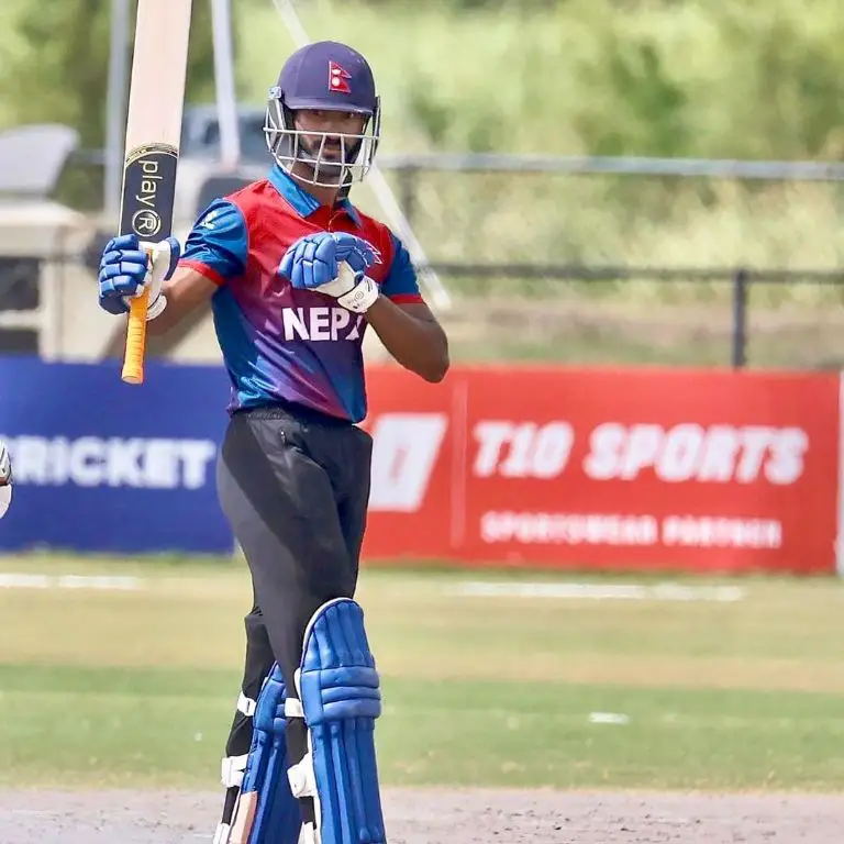 Aasif is the only Nepalese player with over 10 ODI cricket half-centuries.