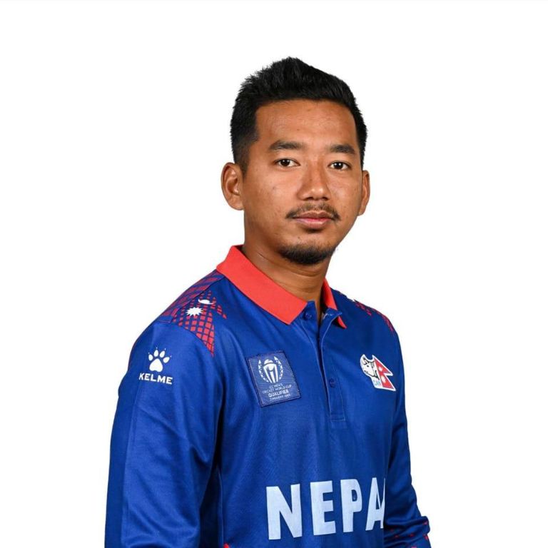 Arjun Saud is a 21-year-old Wicket-keeper batsman who plays for the Nepal national team.