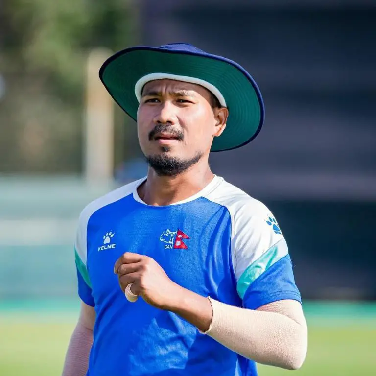 Lalit Rajbanshi is a 25-year-old cricketer from Biratnagar who plays as a slow left-arm orthodox.