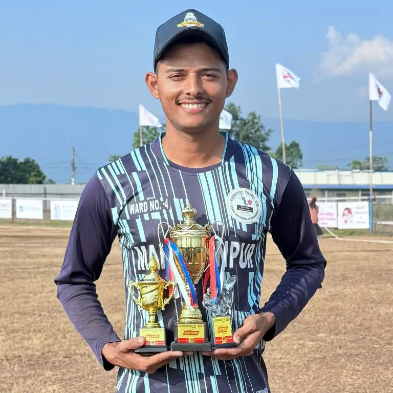 Rijan Dhakal is a 25-year-old cricketer who plays as a left-arm medium for the Nepal National Men's Cricket Team.