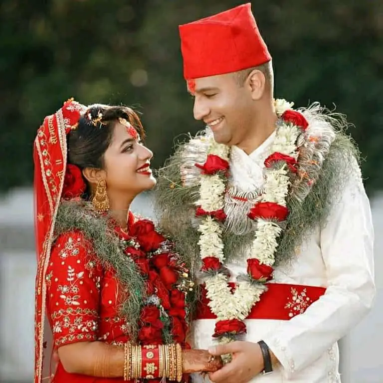 Keki Adhikari married her husband in 2022.