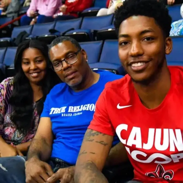 Elfrid Payton with his parents Danielle and Elfrid Payton Sr.