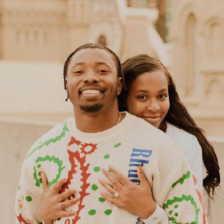 Kenneth Gainwell is engaged to Jada Ballard.