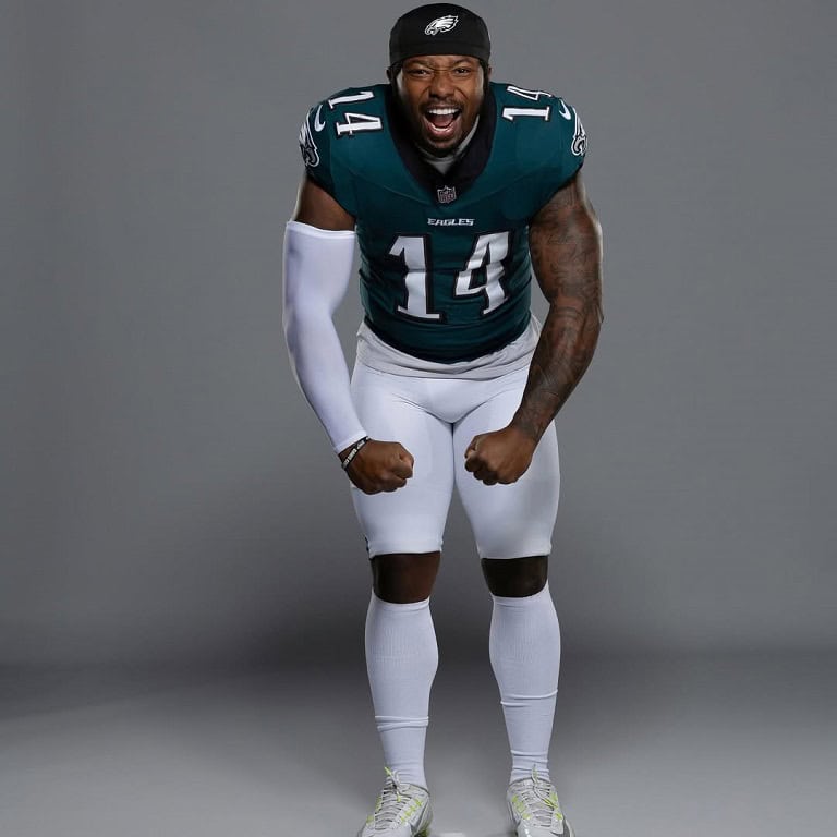 Kenneth Gainwell plays for the Philadelphia Eagles.