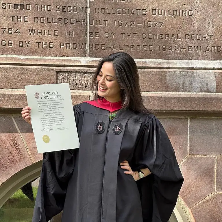 Shrinkhala Khatiwada graduated from Havard.