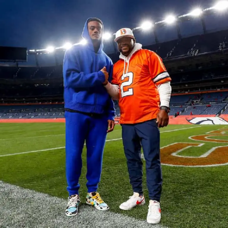 Patrick Surtain II with his dad.